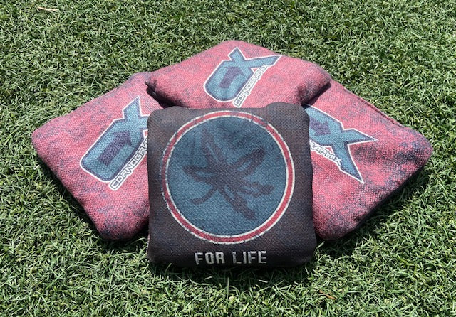 Buckeye For Life cornhole bag