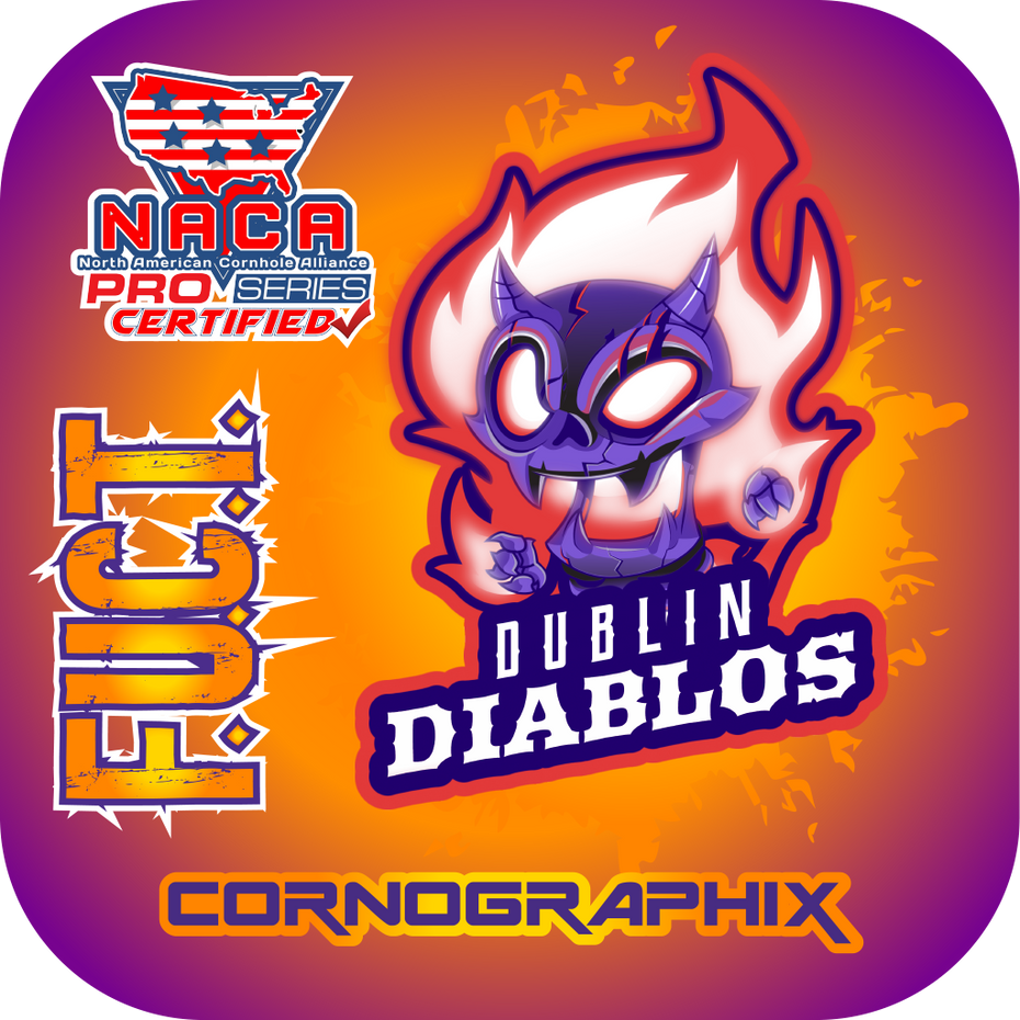 NACA Diablos Cornhole Bags