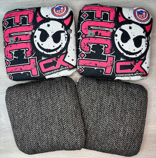 F.U.C.T. "Pink Out" ACO Stamped Cornhole Bags