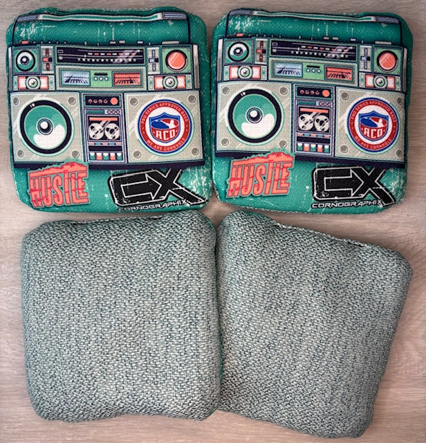 Hustle "Boom Box" ACO Approved Carpet Cornhole Bags