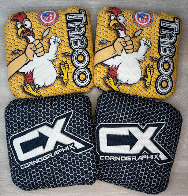 Taboo "Chicken" ACO Stamped Cornhole Bags