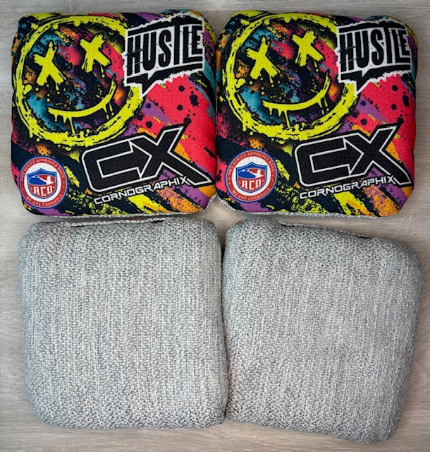 Hustle "Smile" ACO Approved Cornhole Bags