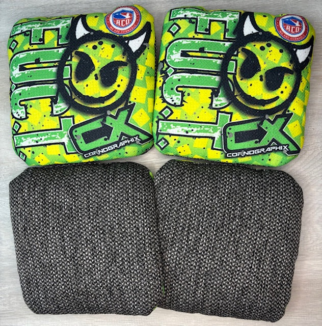 F.U.C.T. "Slimer" ACO Stamped Cornhole Bags