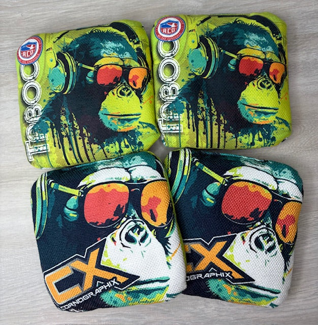 Taboo "Monkey" ACO Stamped Cornhole Bags