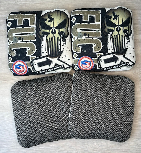 F.U.C.T. "Punisher" ACO Stamped Cornhole Bags