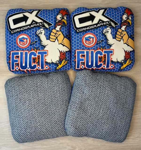 F.U.C.T. "Chicken (Blue)" ACO Stamped Cornhole Bags