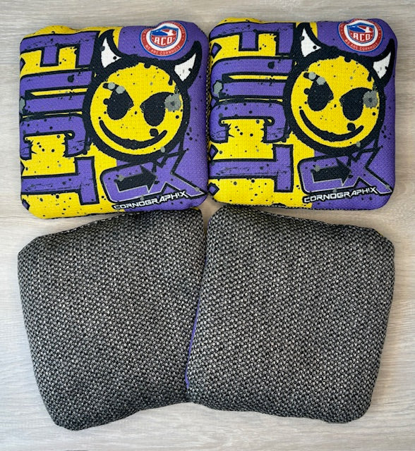 F.U.C.T. "Lakers" ACO Stamped Cornhole Bags