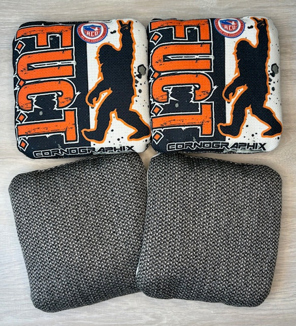 F.U.C.T. "Yeti (Orange)" ACO Stamped Cornhole Bags