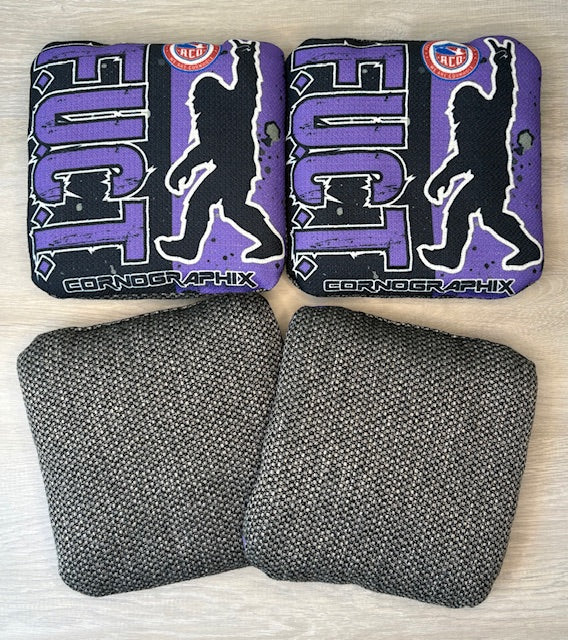 F.U.C.T. "Yeti (Purple)" ACO Stamped Cornhole Bags