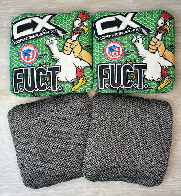 F.U.C.T. "Chicken (Green)" ACO Stamped Cornhole Bags