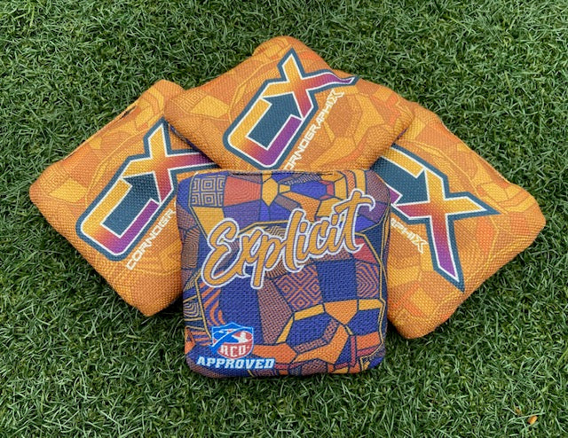 Explicit "Skull" ACO Stamped Cornhole Bags