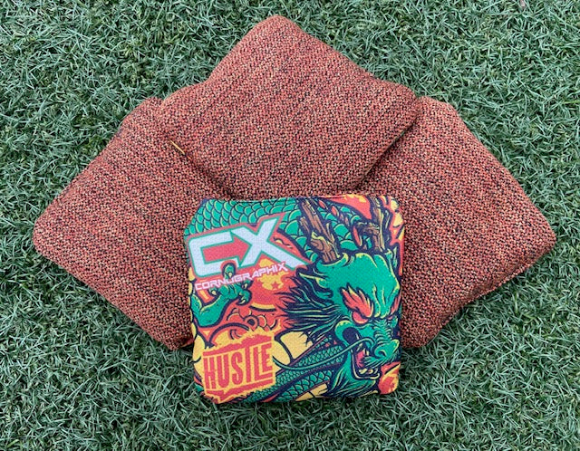 Hustle "Dragon" Cornhole Bags