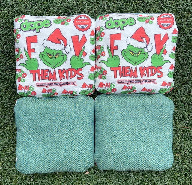 Backyard "F@ck Them Kids" Cornhole Bags