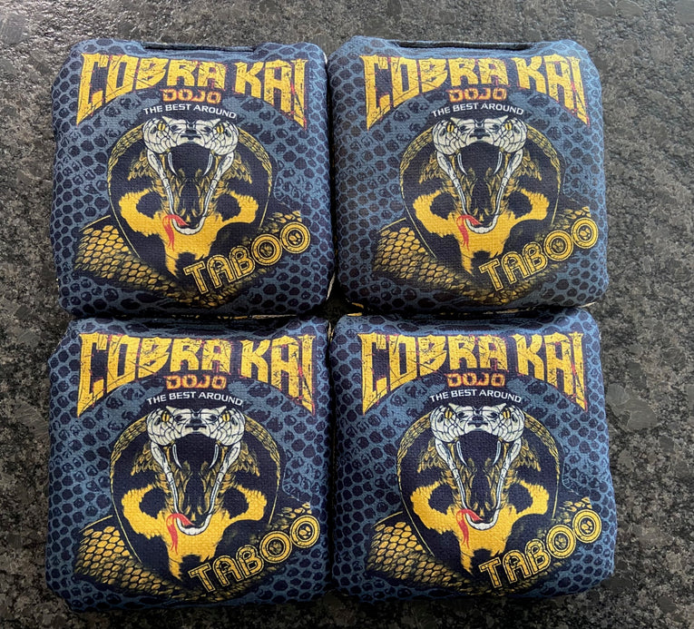 Backyard "Cobra Kai" Cornhole Bags