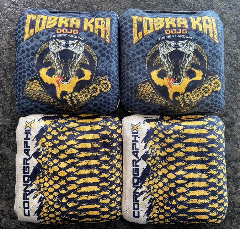 Backyard "Cobra Kai" Cornhole Bags