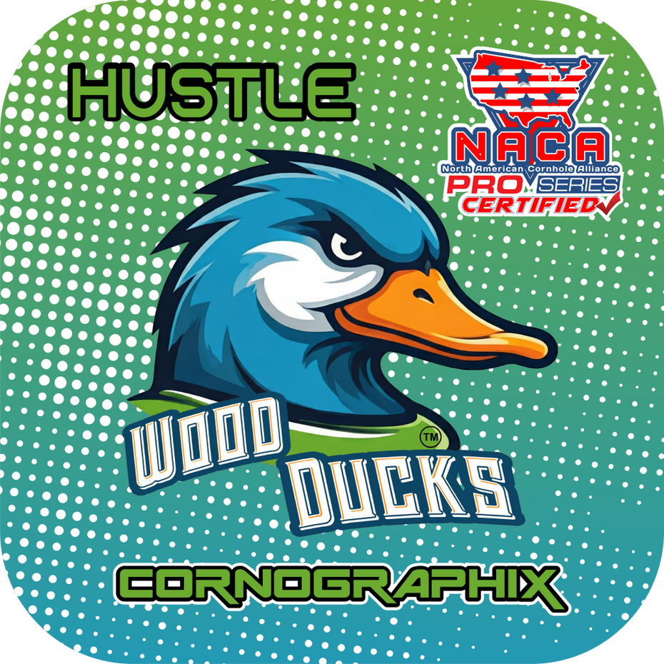 NACA Wood Ducks Cornhole Bags