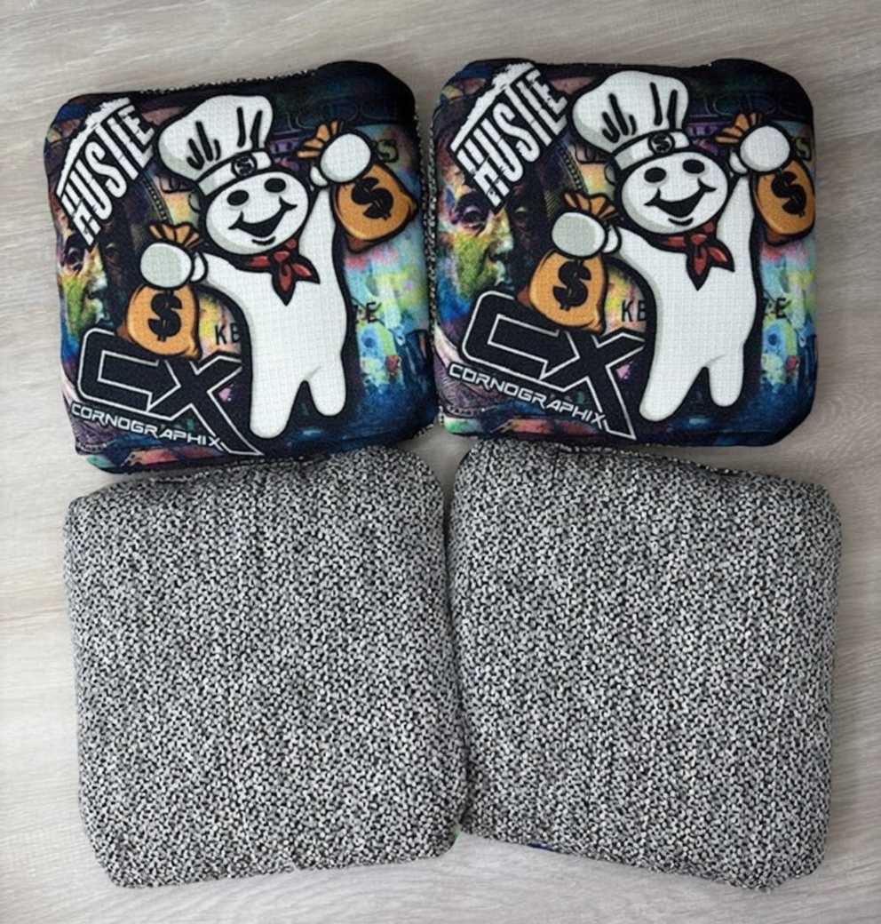 Dough Boy cornhole bag