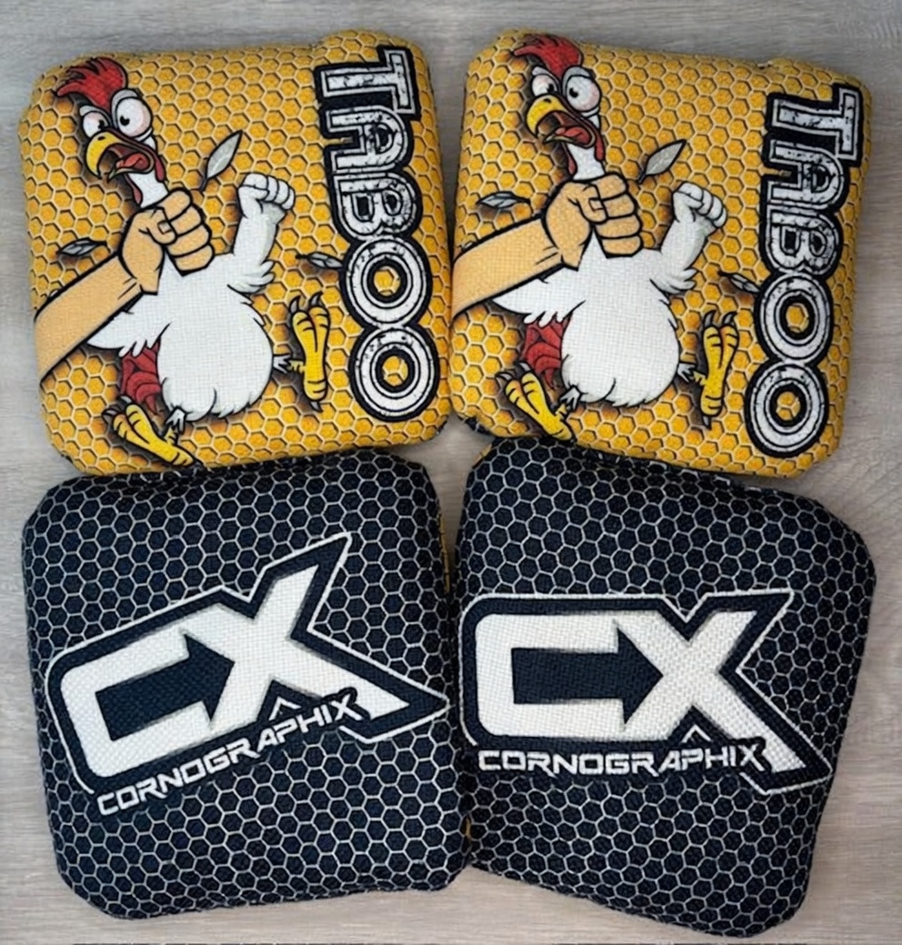 Chicken cornhole bag